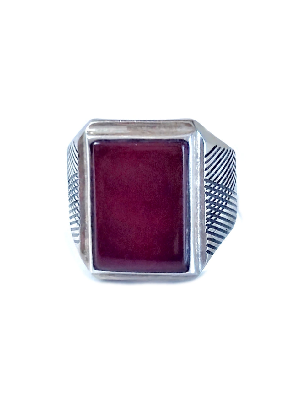 Yamani Stone Silver Ring
