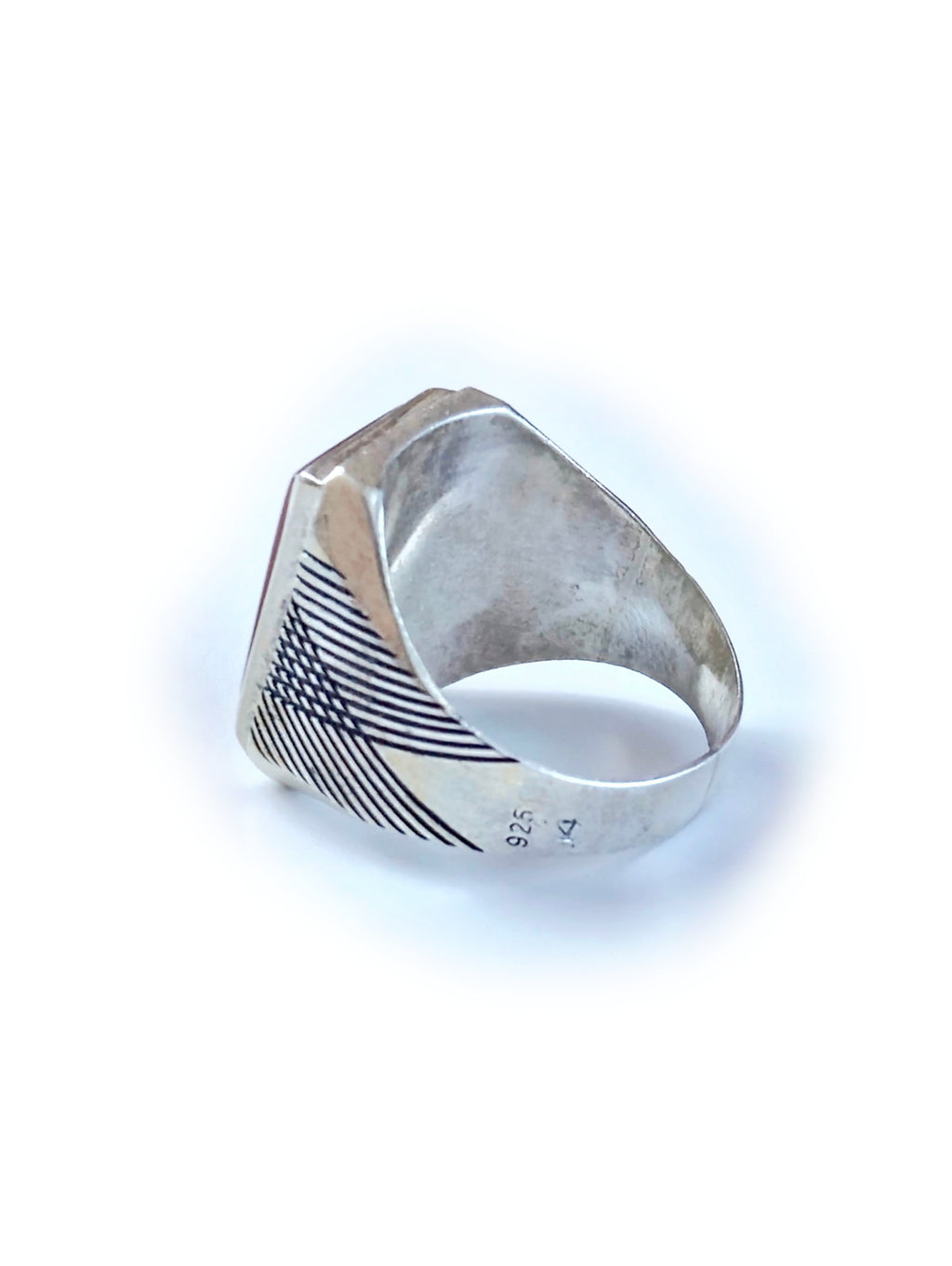 Yamani Stone Silver Ring